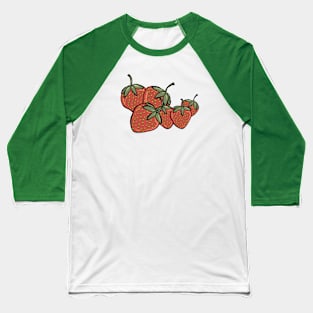 Strawberries Baseball T-Shirt